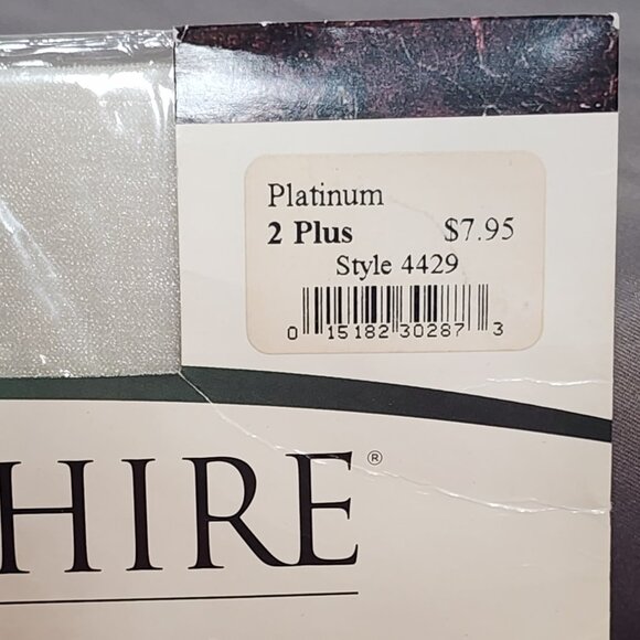 Berkshire Shimmers Platinum Ultra Sheer Control Top Nylon Span Cotton Pantyhose - Picture 6 of 16